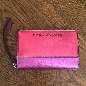 Marc Jacobs Pink and Purple Wristlet